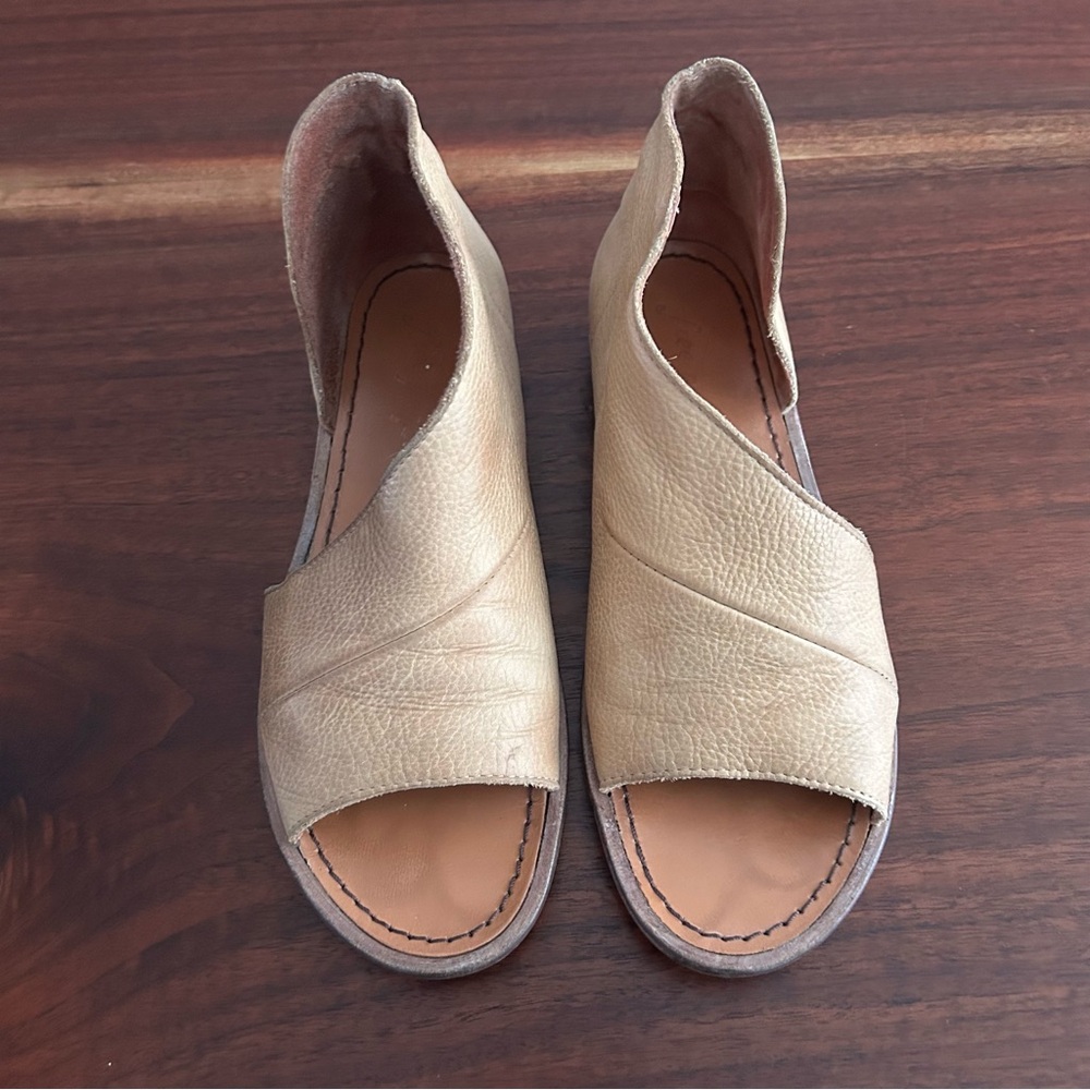 Free People Monte Blanc Sandals Light Sand Size EU 37, US 6.5 - Picture 2 of 8